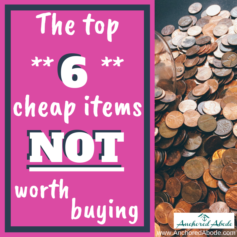 The top 6 CHEAP items NOT WORTH BUYING