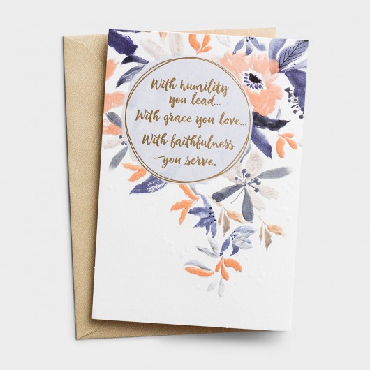 humility leading card - Gifts for Pastors Wife