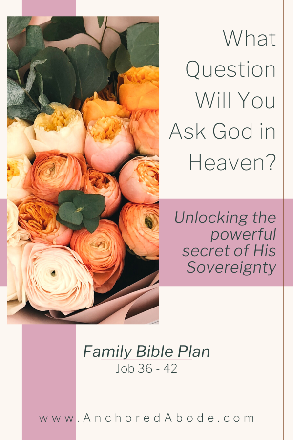 What Question Will You Ask God in Heaven? | Unlocking the powerful secret of His Sovereignty (Job 36-42)