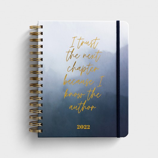 Daily Spring Devotional Planner - I trust the next chapter because I know the author - Anchored Abode