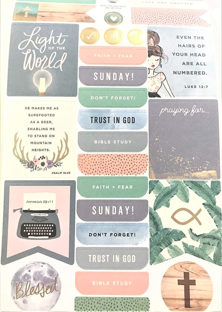 https://amzn.to/3Di3lRA - Journal-Stickers - 635 pcs Sunday Funday Devotional Planner Stickers Motivation Promises Encouragement Notes Goals Reminders