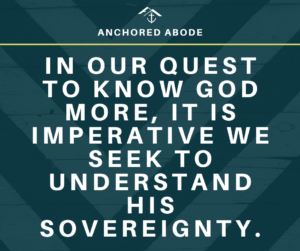 ARE YOU IN CONTROL? - GOD IS SOVEREIGN
